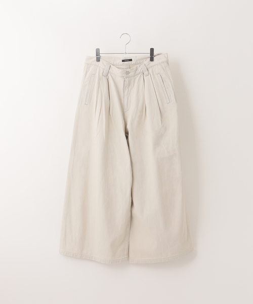 JOURNAL STANDARD(ジャーナルスタンダード)の「ビッグタックデニム(デニムパンツ・レディース・アイボリー/ブルー系その他・36/38)」の9枚目の写真