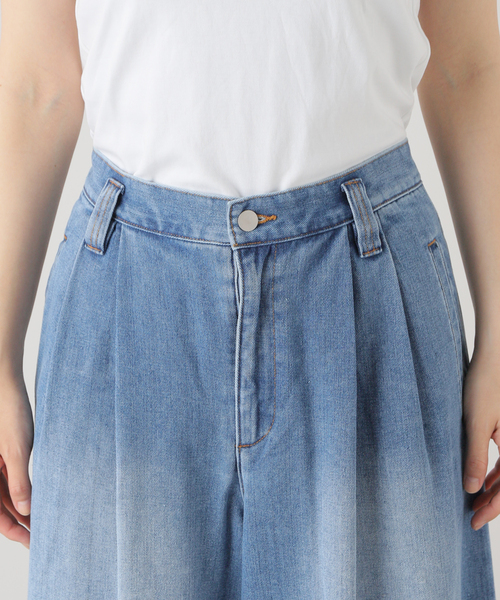JOURNAL STANDARD(ジャーナルスタンダード)の「ビッグタックデニム(デニムパンツ・レディース・アイボリー/ブルー系その他・36/38)」の16枚目の写真