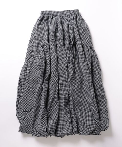 【定価19,800円】スコットクラブ　バルーンロングスカート　ベージュ　M 定価19,800円】スコットクラブ バルーンロングスカート ベージュ