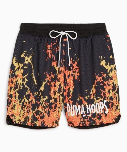 PUMA Straight Flames Basketball Shorts（プーマ ストレート フレイムス バスケットボール ショーツ）（その他パンツ）｜PUMA（プーマ）