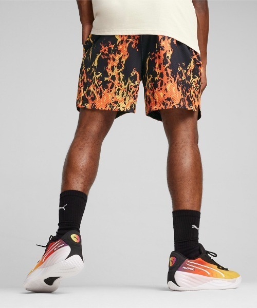 PUMA Straight Flames Basketball Shorts（プーマ ストレート