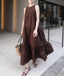 CORNERS | ノースリティアードロングワンピース(ワンピース)