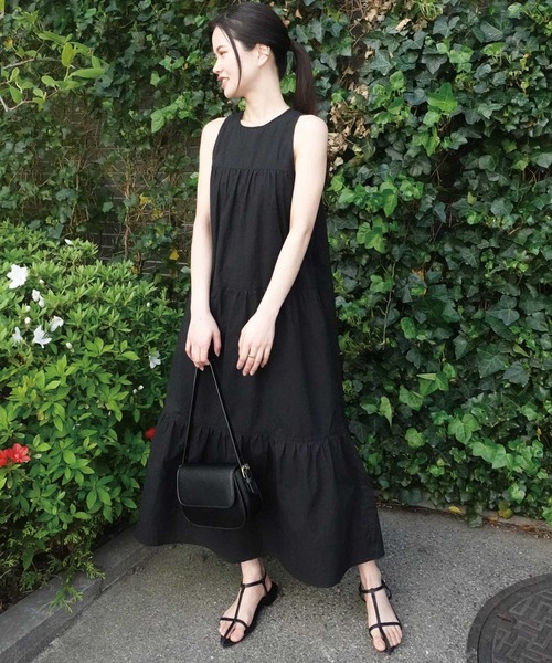 CORNERS（コーナーズ）の「ノースリティアードロングワンピース