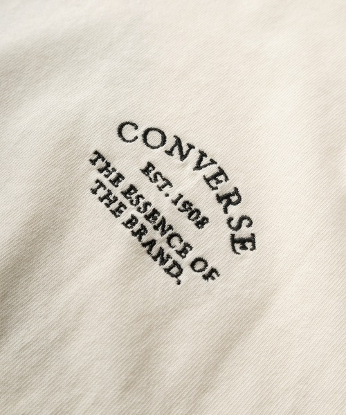 CONVERSE(コンバース)の「【CONVERSE/コンバース】Watanabe Yui コラボ チャックテイラー レトロイラスト ワンポイント刺繍&バックBIGデザイン ワイドシルエット 半袖Tシャツ/ビッグシルエット(Tシャツ/カットソー・レディース・スミクロ/ホワイト/ブラック/オフホワイト・M)」の8枚目の写真