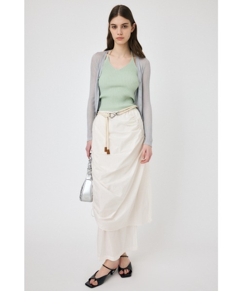 MOUSSY（マウジー）の「SUMMER HOLTER ベスト（キャミソール）（キャミソール・レディース・オレンジ/ライトグリーン/ダークブラウン/ライトベージュ・FREE）」の17枚目の写真