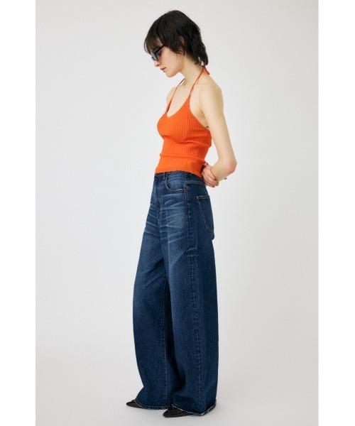 MOUSSY（マウジー）の「SUMMER HOLTER ベスト（キャミソール）（キャミソール・レディース・オレンジ/ライトグリーン/ダークブラウン/ライトベージュ・FREE）」の12枚目の写真