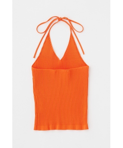 MOUSSY（マウジー）の「SUMMER HOLTER ベスト（キャミソール）（キャミソール・レディース・オレンジ/ライトグリーン/ダークブラウン/ライトベージュ・FREE）」の8枚目の写真