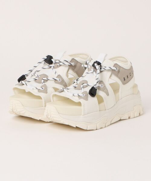 AKIII CLASSIC(アキクラシック)の「【AKIII CLASSIC】アキクラシック ANATOLIA AKC-0073(サンダル・レディース・アイボリー/ブラック×ホワイト/クリーム・23.0cm/25.0cm/24.0cm)」の2枚目の写真