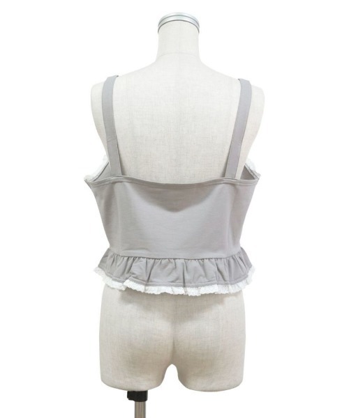 F i.n.t（フィント）の「リメイク風レース使いビスチェ/fint（キャミソール・レディース・ネイビー/ライトグレー・FREE）」の19枚目の写真