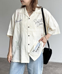 CPCM | ドビーアソート刺繍開襟シャツ(シャツ/ブラウス)