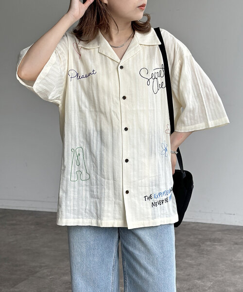 PEACE NOW ジップアップ 半袖セーラーブラウス シャツ ゴシック M セール】セーラーカラースキッパーブラウス（シャツ/ブラウス
