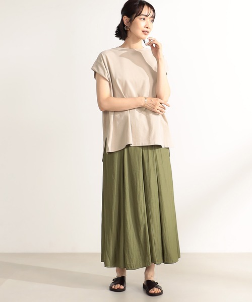 FOUND GOOD(ファウンドグッド)の「ドライタッチタック/NS(Tシャツ/カットソー・レディース・グリーン系5/ベージュ/ホワイト系5/ブラック・M/S/L)」の3枚目の写真