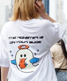 【unisex】GHOST アソートグラフィック Tシャツ / おばけ Tシャツ オーバーサイズ ビッグシルエット メンズ レディース