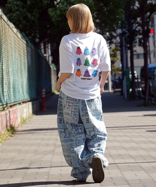 unisex】GHOST アソートグラフィック Tシャツ / おばけ Tシャツ