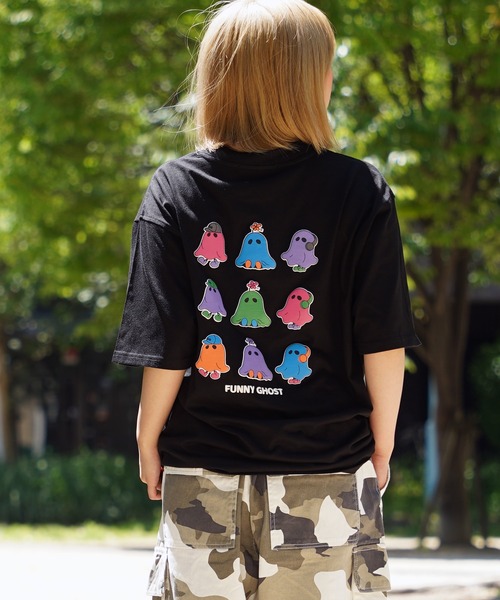 セール】【unisex】GHOST アソートグラフィック Tシャツ