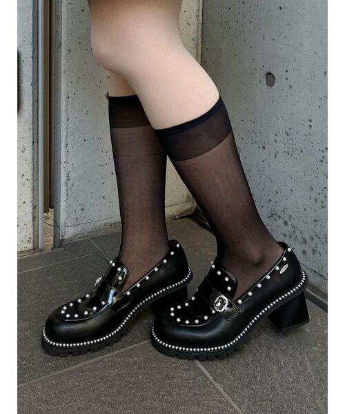 EATME（イートミー）の「ストーンローファー（ローファー・レディース・ネイビー/ブラック・S/M/L）」の7枚目の写真