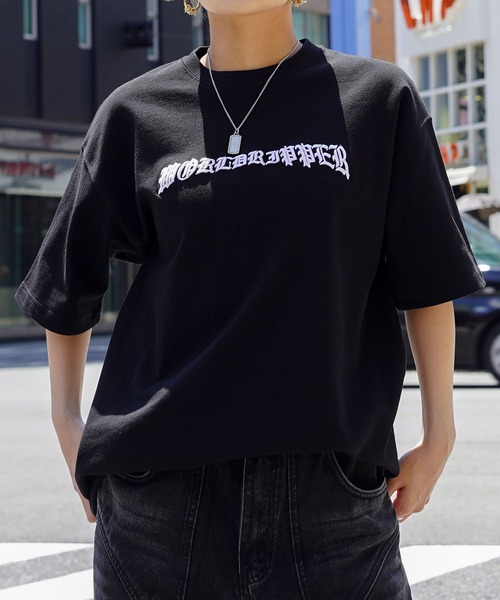 RIPPER(リッパー)の「【RIPPER】WORLD RIPPER ヘビーウェイトTシャツ / WORLD RIPPER Heavyweight T-shirt(Tシャツ/カットソー・メンズ・ブラック/グレー/ナチュラル・L/M)」の10枚目の写真