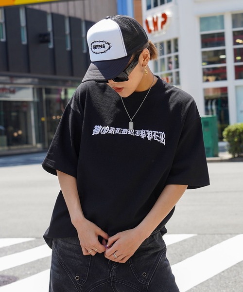 RIPPER(リッパー)の「【RIPPER】WORLD RIPPER ヘビーウェイトTシャツ / WORLD RIPPER Heavyweight T-shirt(Tシャツ/カットソー・メンズ・ブラック/グレー/ナチュラル・L/M)」の7枚目の写真