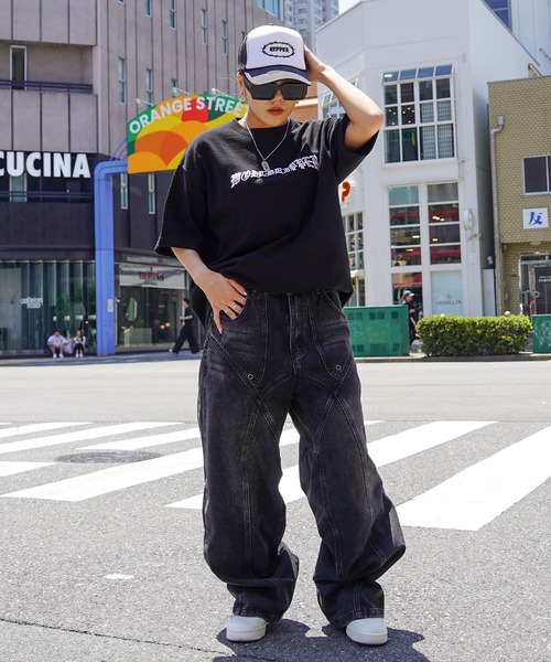 RIPPER(リッパー)の「【RIPPER】WORLD RIPPER ヘビーウェイトTシャツ / WORLD RIPPER Heavyweight T-shirt(Tシャツ/カットソー・メンズ・ブラック/グレー/ナチュラル・L/M)」の8枚目の写真