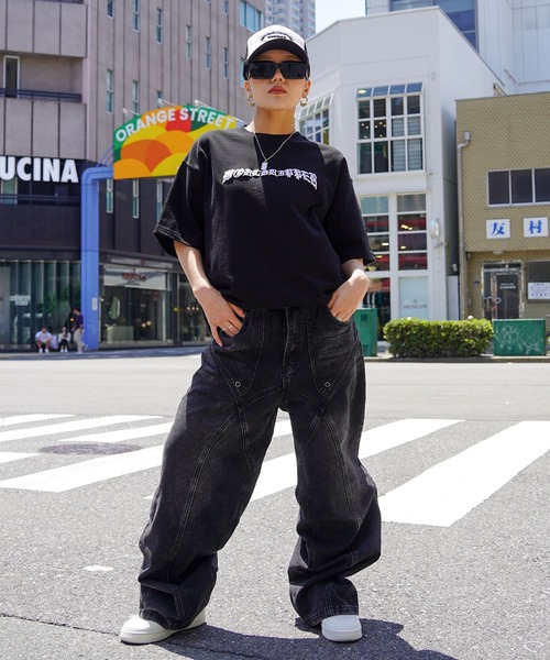 RIPPER(リッパー)の「【RIPPER】WORLD RIPPER ヘビーウェイトTシャツ / WORLD RIPPER Heavyweight T-shirt(Tシャツ/カットソー・メンズ・ブラック/グレー/ナチュラル・L/M)」の9枚目の写真