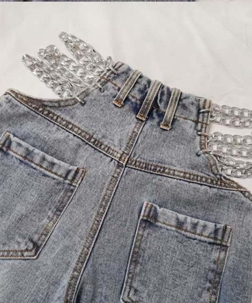エムミーエメ ウエストカットストレートデニム freesize M me eme／【sale】Waist cut straight denim (eme10315) | All