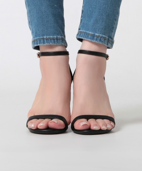 Julia Boutique(ジュリアブティック)の「ストラップ付きヒールサンダル/24109(サンダル・レディース・ブラック/シルバー・36/37/38/39)」の16枚目の写真