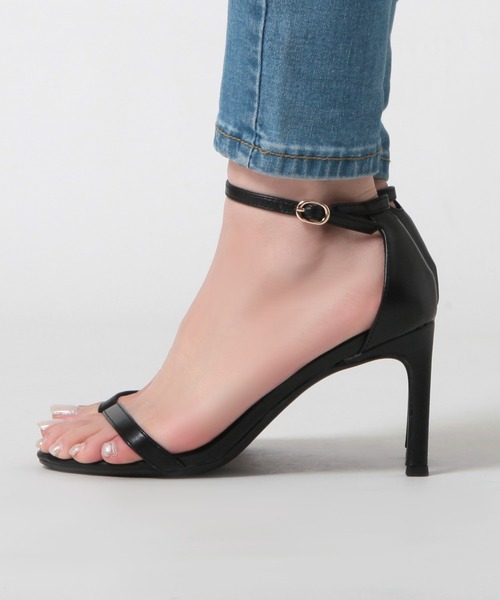 Julia Boutique(ジュリアブティック)の「ストラップ付きヒールサンダル/24109(サンダル・レディース・ブラック/シルバー・36/37/38/39)」の17枚目の写真