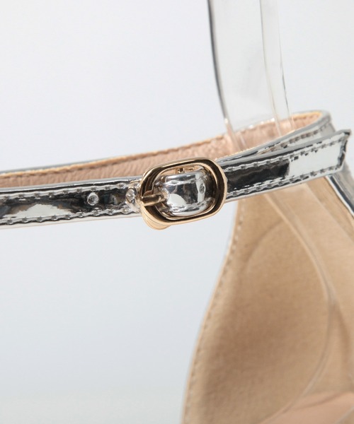 Julia Boutique(ジュリアブティック)の「ストラップ付きヒールサンダル/24109(サンダル・レディース・ブラック/シルバー・36/37/38/39)」の20枚目の写真