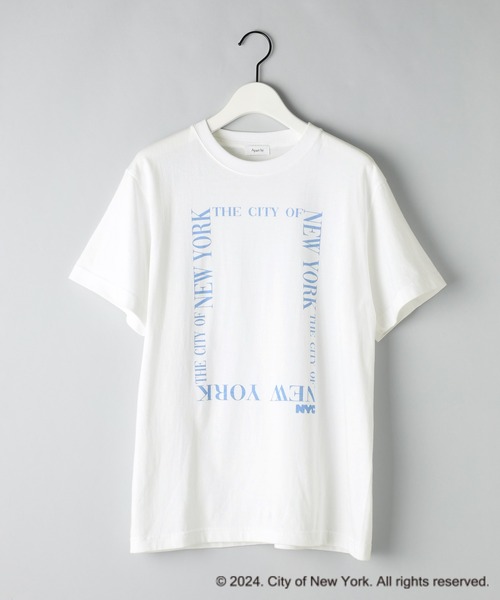 GOOD ROCK SPEED（グッドロックスピード）の「【別注】GOOD ROCK SPEED_NYCプリントTEE（Tシャツ/カットソー・レディース・オフホワイト/チャコールグレー・FREE）」の2枚目の写真