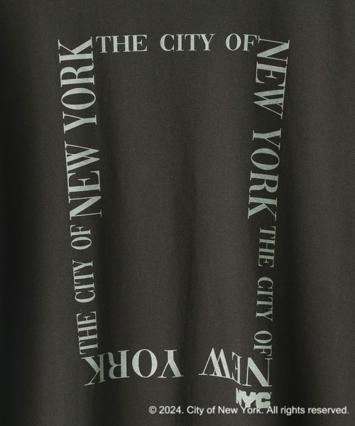 GOOD ROCK SPEED（グッドロックスピード）の「【別注】GOOD ROCK SPEED_NYCプリントTEE（Tシャツ/カットソー・レディース・オフホワイト/チャコールグレー・FREE）」の8枚目の写真