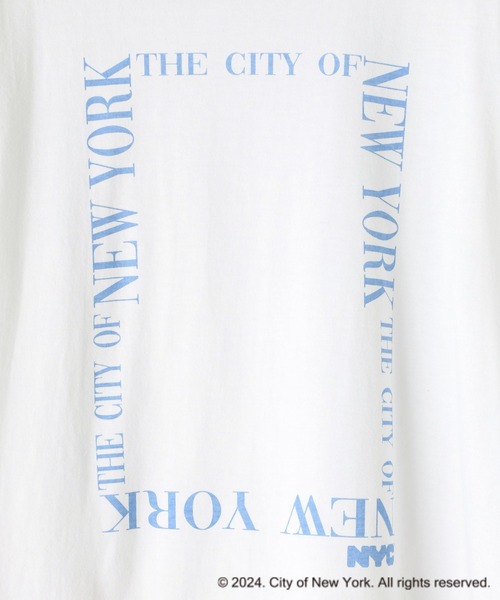 GOOD ROCK SPEED（グッドロックスピード）の「【別注】GOOD ROCK SPEED_NYCプリントTEE（Tシャツ/カットソー・レディース・オフホワイト/チャコールグレー・FREE）」の9枚目の写真