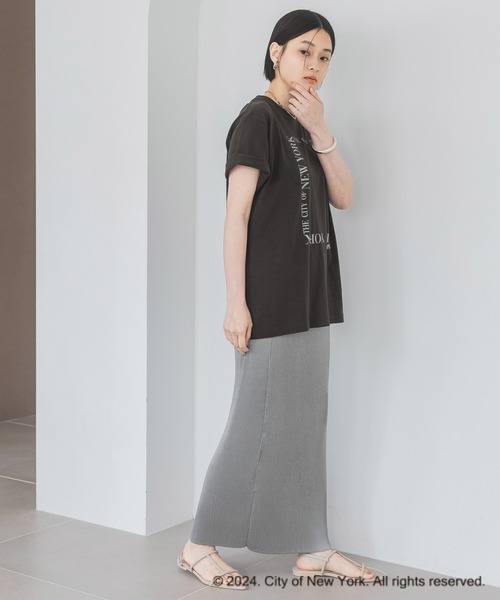 GOOD ROCK SPEED（グッドロックスピード）の「【別注】GOOD ROCK SPEED_NYCプリントTEE（Tシャツ/カットソー・レディース・オフホワイト/チャコールグレー・FREE）」の12枚目の写真