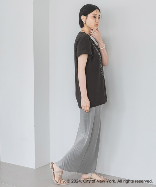 GOOD ROCK SPEED（グッドロックスピード）の「【別注】GOOD ROCK SPEED_NYCプリントTEE（Tシャツ/カットソー・レディース・オフホワイト/チャコールグレー・FREE）」の13枚目の写真