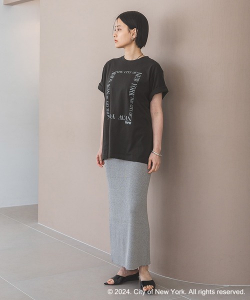 GOOD ROCK SPEED（グッドロックスピード）の「【別注】GOOD ROCK SPEED_NYCプリントTEE（Tシャツ/カットソー・レディース・オフホワイト/チャコールグレー・FREE）」の18枚目の写真