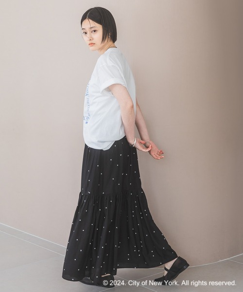 GOOD ROCK SPEED（グッドロックスピード）の「【別注】GOOD ROCK SPEED_NYCプリントTEE（Tシャツ/カットソー・レディース・オフホワイト/チャコールグレー・FREE）」の22枚目の写真