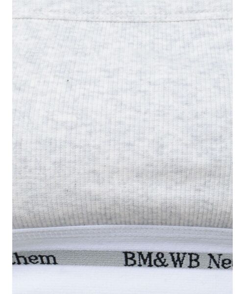 GYDA(ジェイダ)の「BM&WB JQリブベアトップ(チューブトップ・レディース・ブラック/ライトグレー・SMALL)」の9枚目の写真