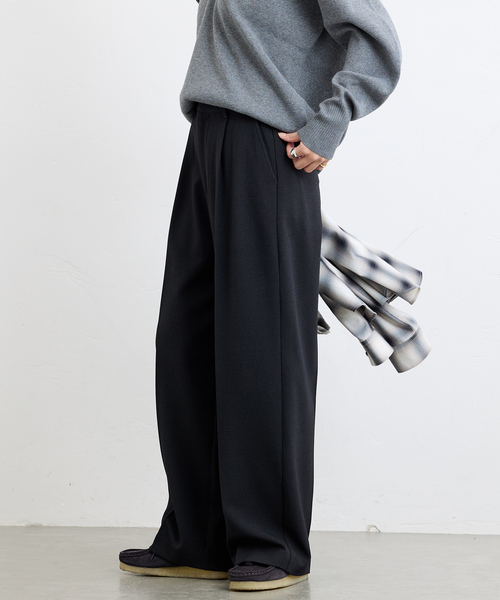 JOURNAL STANDARD(ジャーナルスタンダード)の「ウールライクストレッチスラックス(スラックス・レディース・チャコールグレー/ブラック・36/38)」の19枚目の写真