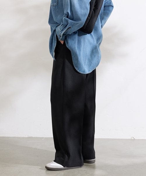 JOURNAL STANDARD(ジャーナルスタンダード)の「ウールライクストレッチスラックス(スラックス・レディース・チャコールグレー/ブラック・36/38)」の17枚目の写真