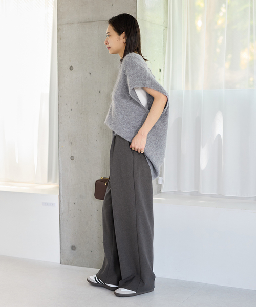 JOURNAL STANDARD(ジャーナルスタンダード)の「ウールライクストレッチスラックス(スラックス・レディース・チャコールグレー/ブラック・36/38)」の11枚目の写真