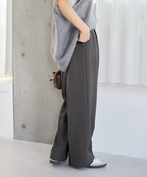 JOURNAL STANDARD(ジャーナルスタンダード)の「ウールライクストレッチスラックス(スラックス・レディース・チャコールグレー/ブラック・36/38)」の8枚目の写真