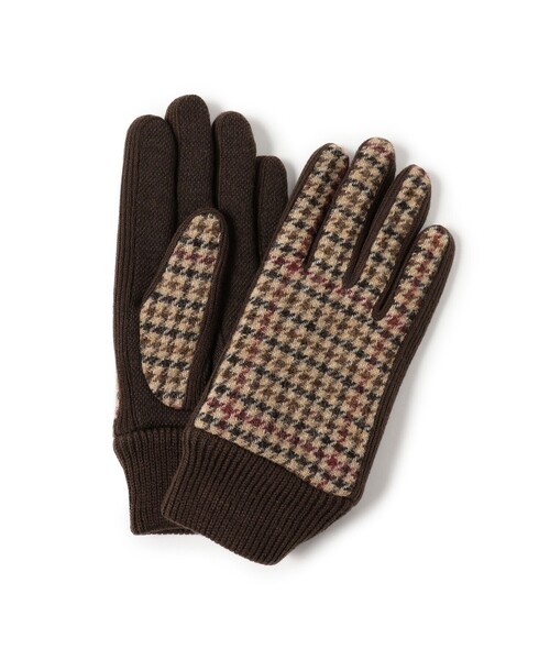 BEAMS(ビームス)の「MOON ウール グローブ(タッチパネル対応)(手袋・メンズ・グレー/カーキ/ネイビー・ONE SIZE)」の5枚目の写真