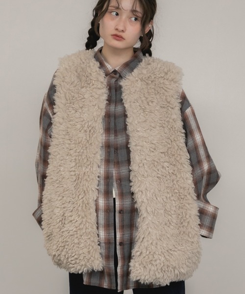 定価80万　ブラックグラマー ミンクファーベスト　リバーシブル ミンクベスト リバーシブル 定価80万 ブラックグラマー ミンクファー