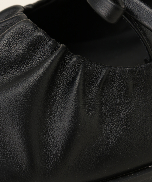 Casselini（キャセリーニ）の「【Casselini/キャセリーニ】ギャザーリボンパンプス（パンプス・レディース・ブラック・24.5cm/24cm/23.5cm）」の14枚目の写真