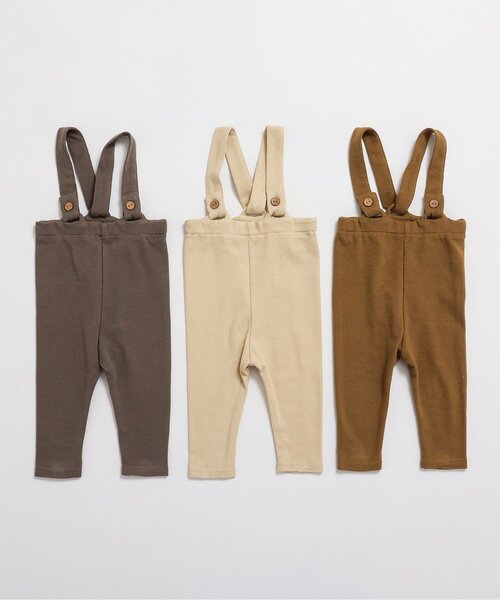 p.premier（ピードットプルミエ）の「ベビーサスペンダーパンツ（その他ベビーウェア・キッズ・アイボリー/ブラウン/チャコール・60/70/80）」の12枚目の写真