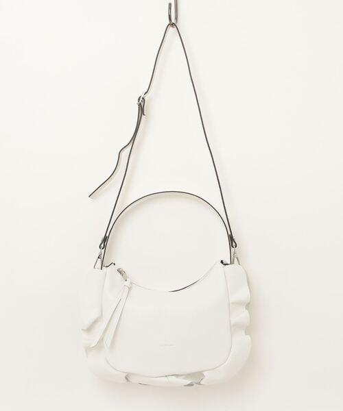 ★【RIPANI/リパーニ】MARICAサイドフリルハーフムーンショルダーバッグ(M)(ショルダーバッグ)|RIPANI(リパーニ)