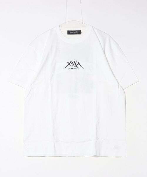 SAMURAI CORE(サムライコア)の「【SAMURAI CORE x MAYHEM】Graphic Design T(Tシャツ/カットソー・メンズ・ブラック/ホワイト・MEDIUM/LARGE)」の1枚目の写真