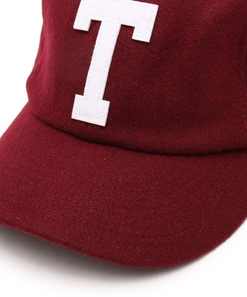 THE NORTH FACE（ザノースフェイス）の「THE NORTH FACE TNF Logo Flannel Cap / ザ・ノース・フェイス TNF ロゴ フランネル キャップ（キャップ・メンズ・バーガンディー/グリーン・FREE）」の8枚目の写真