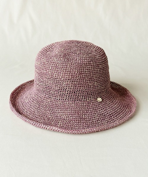ORIENT MILLINERY(オリエント ミリナリー)の「SORBET【ソルベ】UVプロテクト サンシェードハット(ハット・レディース・イエロー系/モーブ系/ブラック系・FREE)」の2枚目の写真