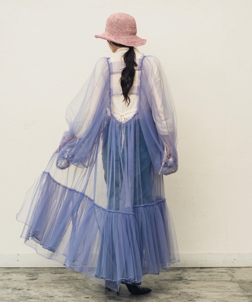 ORIENT MILLINERY(オリエント ミリナリー)の「SORBET【ソルベ】UVプロテクト サンシェードハット(ハット・レディース・イエロー系/モーブ系/ブラック系・FREE)」の7枚目の写真