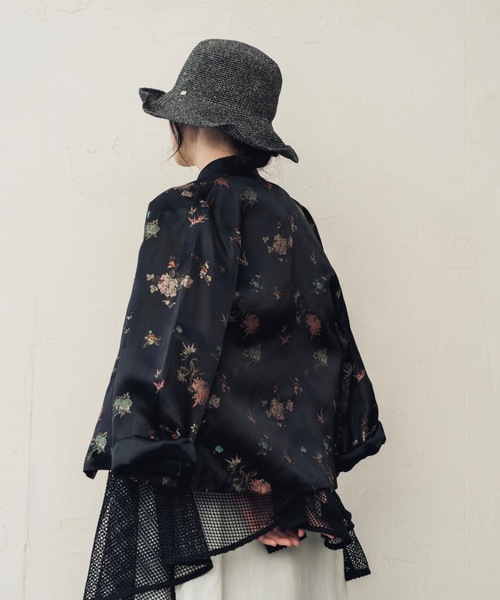 ORIENT MILLINERY(オリエント ミリナリー)の「SORBET【ソルベ】UVプロテクト サンシェードハット(ハット・レディース・イエロー系/モーブ系/ブラック系・FREE)」の16枚目の写真